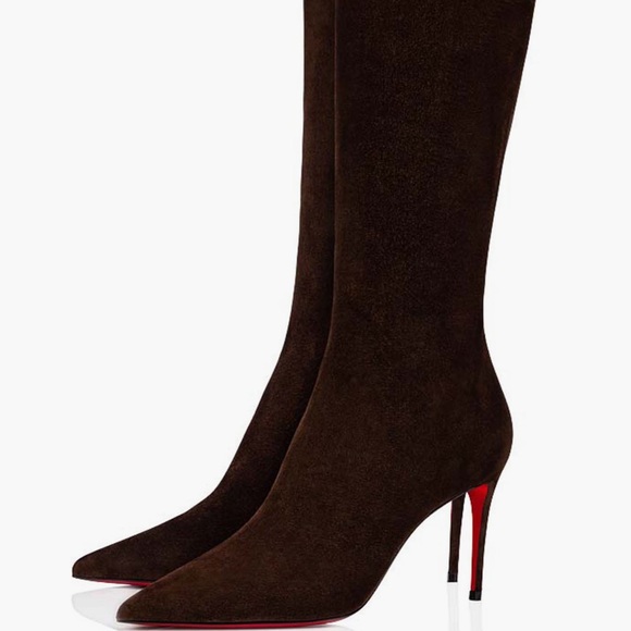 Christian Louboutin Shoes - Christian Louboutin Suede So Kate 85 Boots